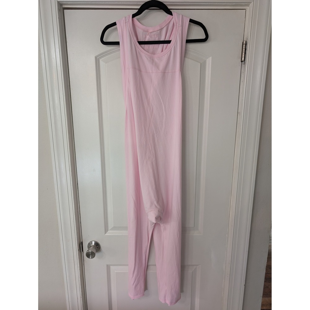 Free People FP Movement One piece Pink Sleeveless Jumpsuit XS twist back